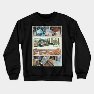 Greetings from Berlin in Germany vintage style retro souvenir Crewneck Sweatshirt